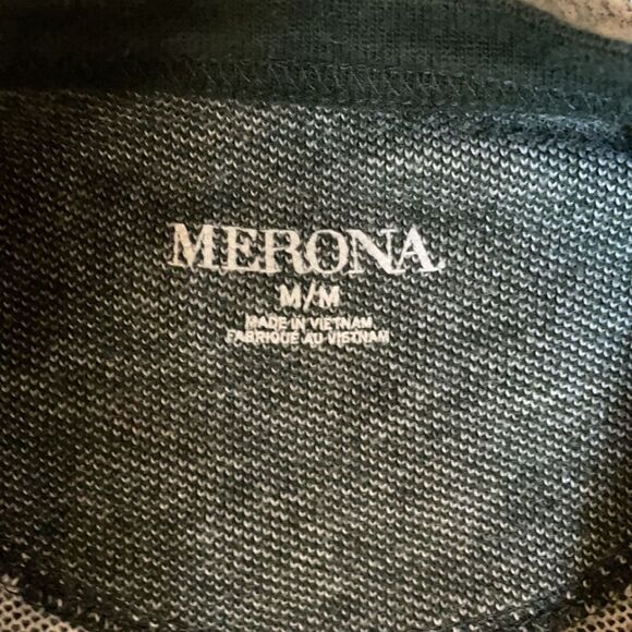 Merona Crewneck Olive Pullover Sweater - Picture 6 of 7